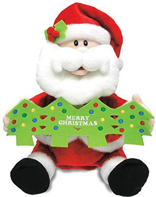 

Cuddle Barn "Have Yourself A Merry Little Christmas" Santa Greeting(Red)