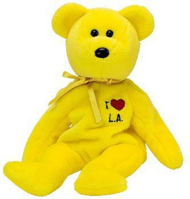 

ty Beanie Babies La (Los Angeles) Bear(Yellow)