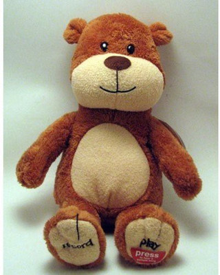 

Hallmarc "Record A Name" Singing Bear - 5.9 inch(Brown)