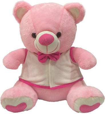 

Ultra Bow & Jacket Teddy Soft Toy Pink - 15 inch(Pink)