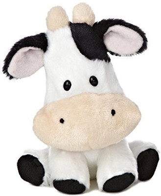 

Aurora World Wobbly Bobblee Cow Plush6" Tall(White)