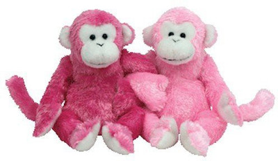 

ty Beanie Ba Friends The Monkeys (Set Of 2 Internet Exclusive) - 48 cm(Pink)