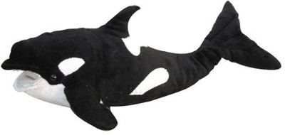 Nic Nac Plush Whale 18"(Black)