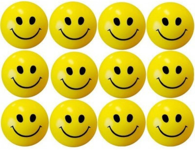 

PI World PI World Smiley balls 12 pcs - 3 inch(Yellow)