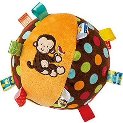 

Mary Meyer Taggies Dazzle Dots Monkey Toy, Chime Ball - 15 inch(Multicolor)