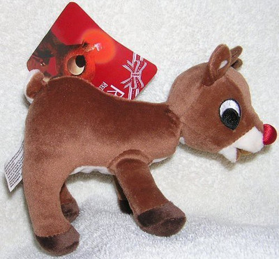 

Commonwealth Toy-Novelty Plush 5" Rudolph The Red Nosed Reindeer Doll(Brown)
