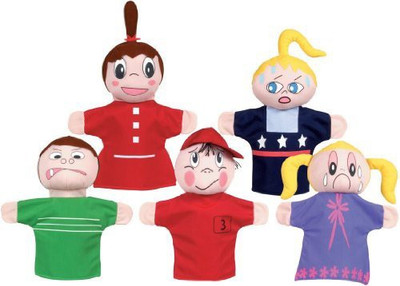 

Get Ready Kids Caucasian Feelings Puppets Set(Red)