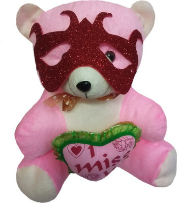 

Aparshi MISS YOU teddybear with designer stuffed soft toy - 35 cm(Pink)
