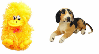 

Deals India Deals India Duck(20 cm) and black dog 32 cm (set of 2) - 32 cm(Multicolor)