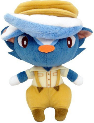

Sanei Animal Crossing Kicks/Shank 8" Plush Doll - 6 inch(Blue)