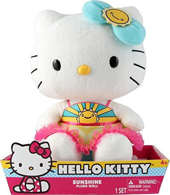 

Hello Kitty Large Sunshine Plush(White)