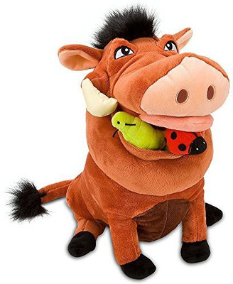 

Disney Store The Lion King 14" Pumbaa Plush Animal(Brown)
