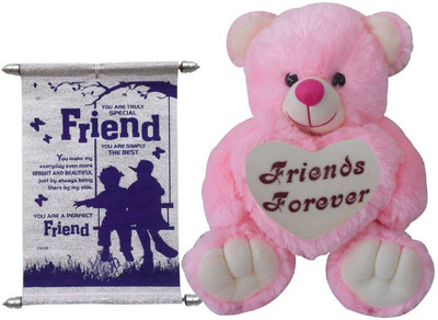 

Advance Hotline Friends Forever Teddy With Scroll Card - 40 cm(Multicolor)