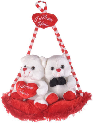 

Twisha Two Bear On Heart Hanging - 15 inch(White)