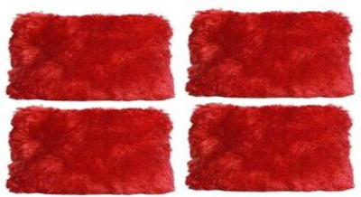 

Pari Combo Of Soft Red Cushion (Set of 4) - 35 cm(Red)