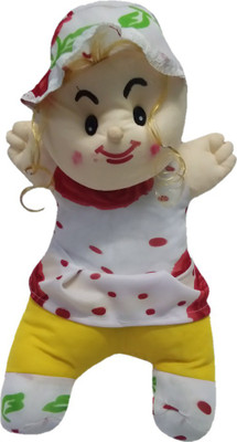 

Aparshi Cute Stuffed doll with milk bottle soft toy for children - 40 cm(Multicolor)