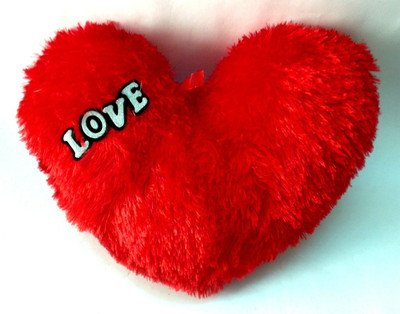 

SMCD Stuff Red Heart Cushion Soft Toy - 22 cm(Red)