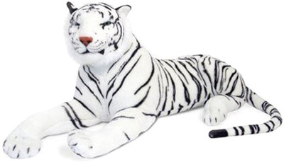 

Yakeen Cute White Tiger Soft Toys - 32 cm(Blue)