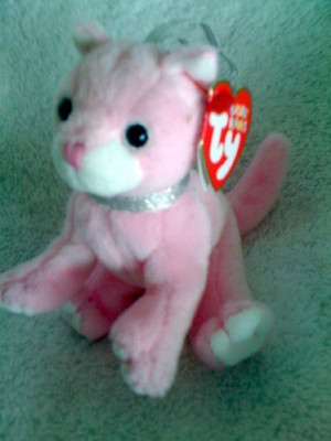 

ty Basket Beanie Ba Carnation The Cat - 9 inch(Pink)