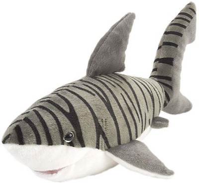 

Wild Republic Cuddlekins 15" Tiger Shark - 11 inch(Grey)