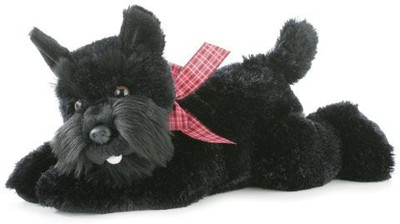 Aurora Plush Mr Nick Scotty Dog Flopsie 12" - 157 inch(Black)