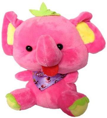 

Chinmayi Cute Small Elephant Soft Toy,High Quality - 20 cm(Pink)