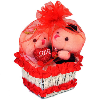 

Pingaksh Crafty Collection Beautiful Cute Love Couple best Gift for your Love/Valentine, Perfect gift to express your love - 5 inch(White)