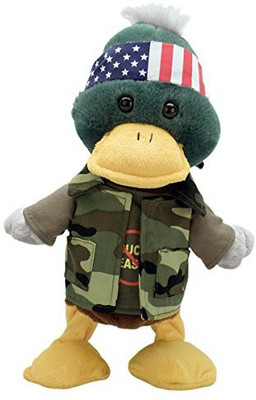 

Chantilly Lane Duck Dynamo Sings Bad To The Bone Plush12" - 15 inch(Green)