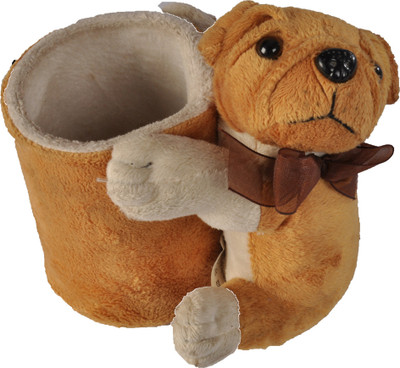 

Soft Buddies Animal Pen Stand Bull Dog - 6.4 inch(Brown)
