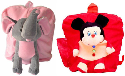 

MGP Creation Premium Play School Elephant & Micky Kids School Bag - 14 inch(Multicolor)