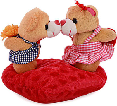 

Lata Kissing Couple On Heart (Dress) - 20 cm(Brown[[Red)