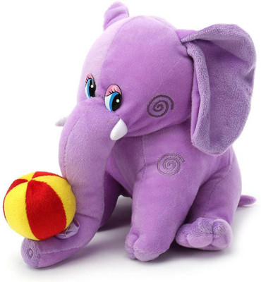 

Tickles Elephant with Ball - 10 inch(Purple)