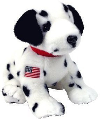 Ty Inc Ty Beanie Buddies Rescue Fdny Dog (Ty Store Exclusive) - 12 inch(White)