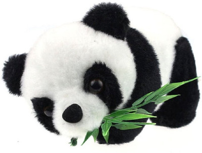 

Tickles Panda With Leaves - 70 cm(Black)