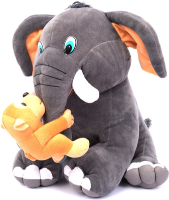 

MERATOY.COM MERATOY.COM ELEPHANT WITH MONKEY - 35 cm(Grey)