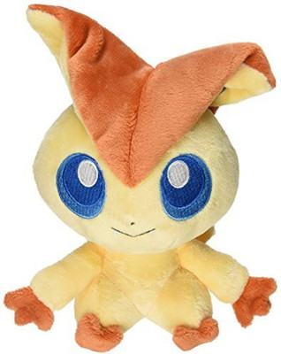 

Pokemon Center Black And White Pokedoll Plush Doll Usa 5" Victini(Yellow)