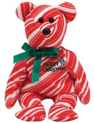 

ty Beanie Ba 2007 Hoilday Teddy Bear New With Tag(Red)