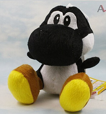 

Super Mario Brothers Super Mario Bros Black Yoshi 7" Plush Doll - 15 inch(Black)