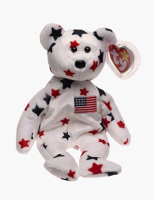 

TY Beanie Babies Glory The Bear(White)