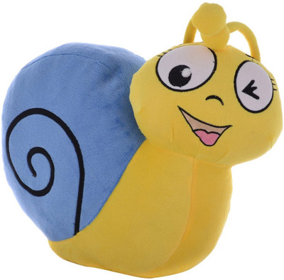 

Twisha Snail Pillow - 16 inch(Yellow, Blue), Blue;yellow