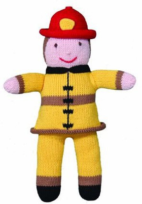 

Zubels Fireman Frank 24Inch Handknit Doll(Yellow)
