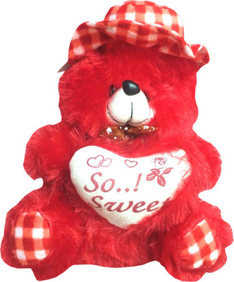 

Riya Enterprises Sonu Bear-1 - 30 cm(Red)