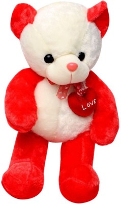 Tickles Teddy With I Love You Heart  - 51 cm(Red, White)
