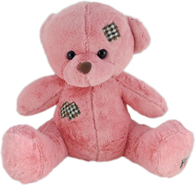 

Babysid Collections Soft Toy Cute Pink Bear Cheked - 29 cm(Pink)