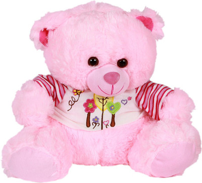 

Annie Stuff Toy Fun Dress Teddy Bear 40 Cms - 15 cm(Pink)
