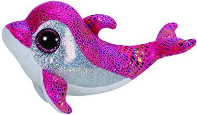 

ty Beanie Boos Sparkles The Pink Dolphin Plush(Pink)