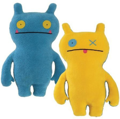 

Uglydoll Double Trouble Wage 1425" Plushblue/Yellow(Blue)