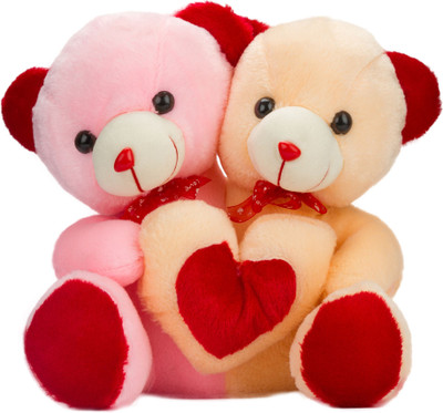 

Glitters Glitter'S Made For Each Other Teddy Pink - 18 Inch(Pink)