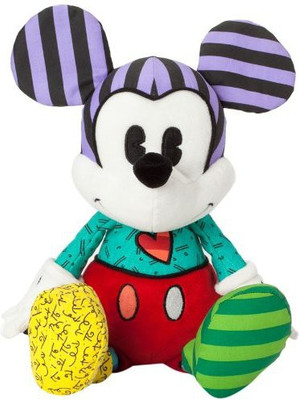 

Romero Britto Disney Mickey Mouse Standard Plush(White)