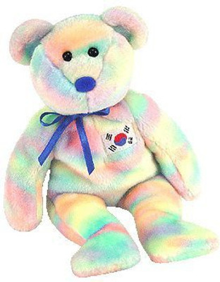 

ty Beanie Ba Coreana The Bear (Korean Exclusive)(Yellow)